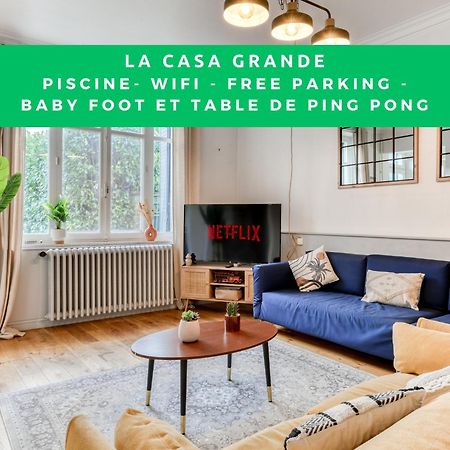 La Casa Grande - Piscine - Wifi - Parking Villa Carcassonne Exteriör bild