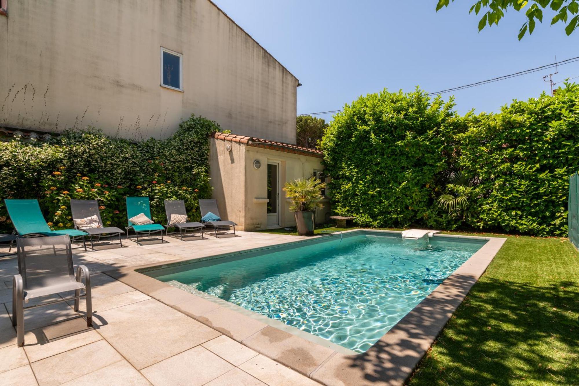 La Casa Grande - Piscine - Wifi - Parking Villa Carcassonne Exteriör bild